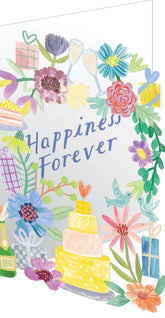 Roger La Borde Lasercut Pastel Happiness Forever Card